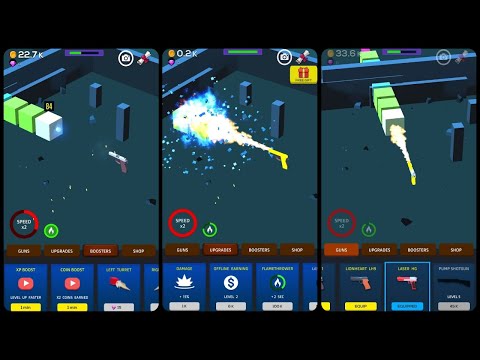 Idle Gun Shoot Tycoon (Gameplay Android)