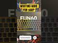 Budget Banger Wooting For $60! Monsgeek Fun60 Ultra TMR #unboxing #wooting #gamingkeyboard