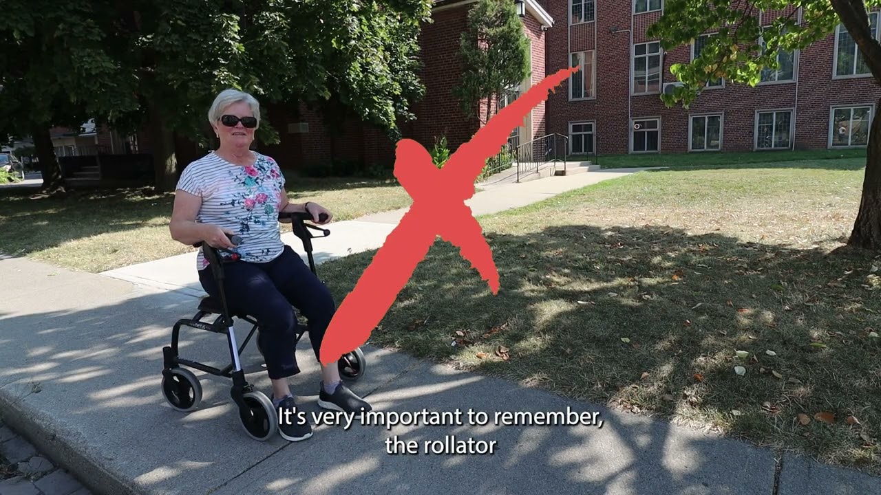 How to Walk Using a Walker/Rollator