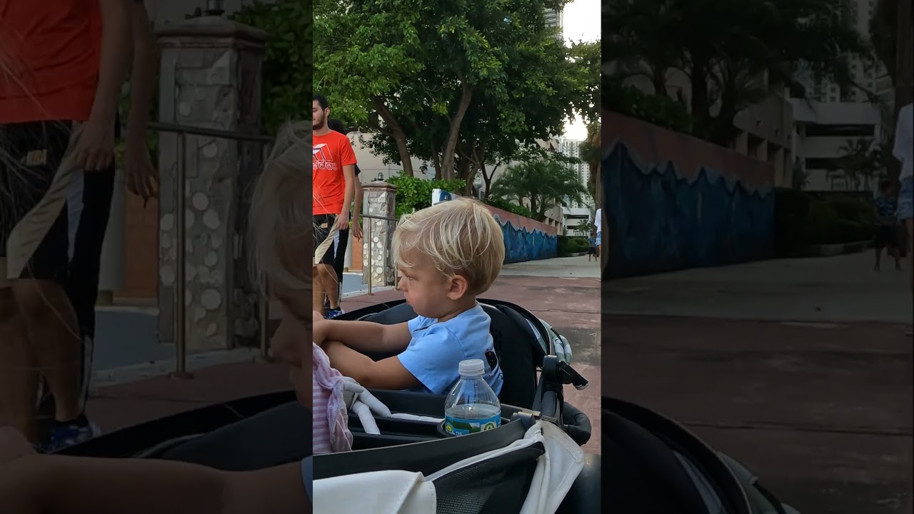 Children love their adventure in the Veer wagon. Baby Walk Video! 