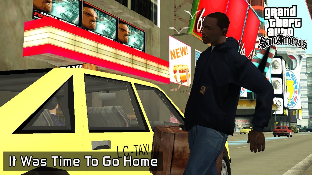 CJ возвращается в Лос-Сантос после убийства матери | GTA San Andreas