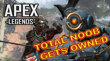 Apex Legends Tutorial - HOW TO GET DESTROYED LIKE A TOTAL NOOB FIRST MATCHES (FUNNY MONTAGE)