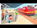 Franklin Become Train Driver in Indian Theft Auto Simulator Game 