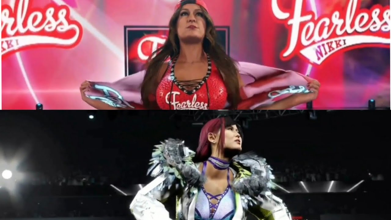 WWE 2K25 IYO SKY VS NIKKI BELLA AT RAW 