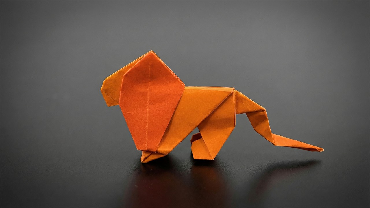 How to Make an Origami Lion - Step-by-Step Tutorial