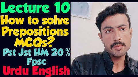 Job Test Preeparation | Pst Jst HM Fpsc NTS IBA | MCQs | Use of Prepositions | Fill in the Blanks |