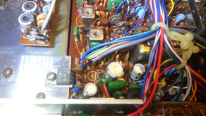 SBE Console V early double sided PCB with bad via / pass thru's.