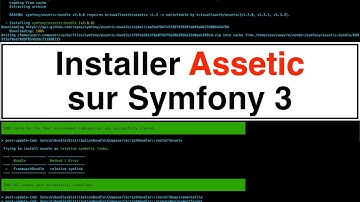 Tutoriel 5 Installer Assetic sur Symfony 3
