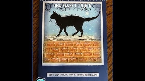 "Techniques Using Texture Paste and Fluff it Paste" Video Tutorial