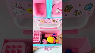 Satisfying with Unboxing &amp; Review Miniature Fridge | ASMR Video no music #asmrtoys #toyhouse