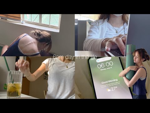 6am college day in my life. a vlog