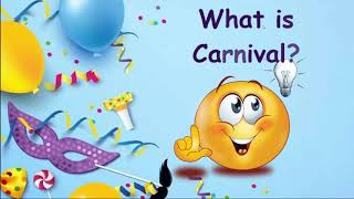 CARNIVAL VOCABULARY IN ENGLISH