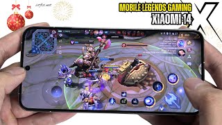 Xiaomi 14 Mobile Legends Gaming test | Snapdragon 8 Gen 3, 120Hz Display