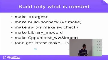 Libre Office Building Tips and Tricks (Lubos Lunak)