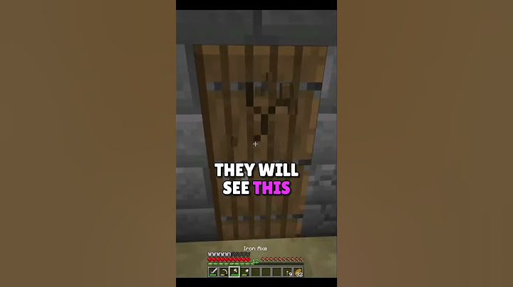 Zombie-Proof Your Doors in Minecraft! #shorts