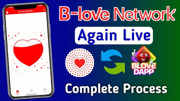 Blove Network Again Live Full Update ! Blove dapp convert to blove network