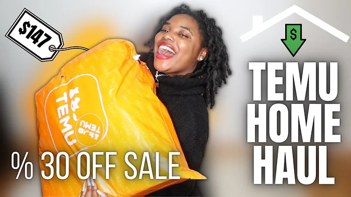 A VERY AFFORDABLE Home Haul  Ft. Temu | Thee Mademoiselle VLOGS