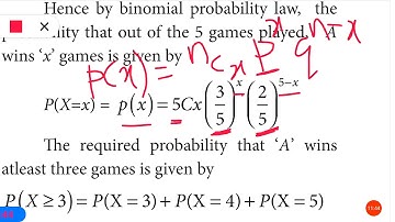 Chapter -7   Probability distribution: Introduction to binomial distribution(Discrete distribution)