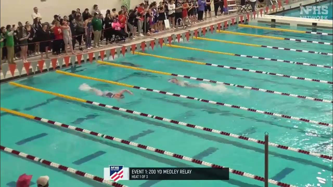 2023 MIAA D1 Girls States Swimming Championship Replay YouTube
