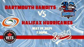 Live | ECJLL(F) | Dartmouth Bandits Vs. Halifax Hurricanes | May 14, 2024 7:30pm
