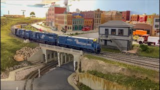 Large HO Train Layout - Elmhurst Model Railroad Club