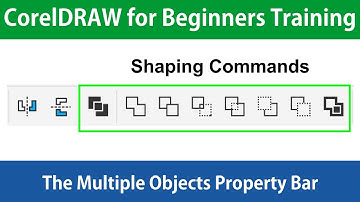 CorelDRAW for Beginners the Multiple Objects Property Bar Tutorial