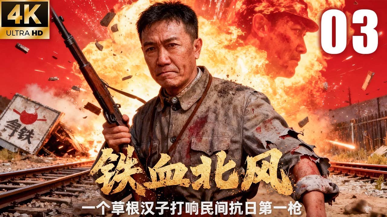 【最新抗日剧】铁血北风 03 | 山河破碎之际，草根英雄举义旗斩强敌，以血火怒焰点燃民间抗日的第一枪！ | 主演：#李幼斌 #巍子 #陈道明 #张丰毅