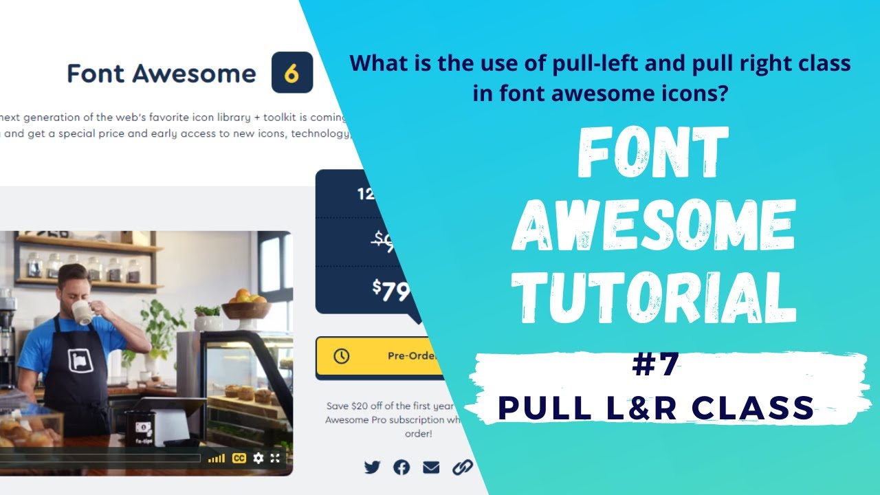 Font Awesome 5 Tutorial cung cấp hướng dẫn rõ ràng để bạn có thể tìm hiểu và sử dụng các biểu tượng thanh lịch và đa dạng. Cùng với các tính năng mới của nó, bạn hoàn toàn có thể tùy chỉnh và áp dụng hoàn hảo cho trang web của mình. Hãy xem hình ảnh liên quan để tìm hiểu thêm về tính năng này.