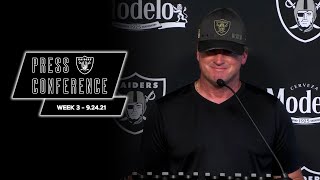 Coach Gruden on Final Prep for Miami and Richie Incognito’s Progress | Las Vegas Raiders | NFL