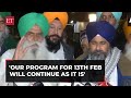 Punjab farmers protest kmsc to proceed with delhi march on feb13 despite ongoing dialogue with govt