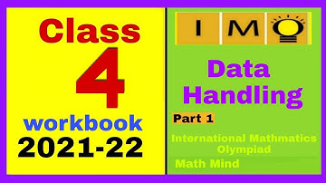 IMO Class 4 Workbook 2021-22 Data Handling, International Mathmatics Olympiad