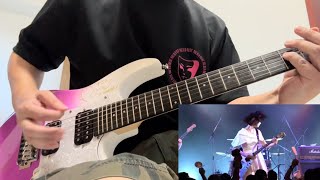 M4Skの演奏に合わせてM4Skのサイン入りミニギターで鮮やかパノラマ弾いてみた