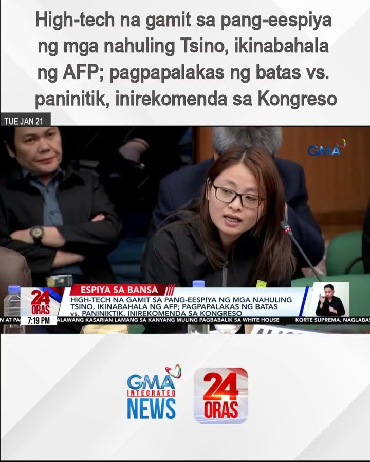 High-tech na gamit sa pang-eespiya ng mga nahuling Tsino, ikinabahala ng AFP | 24 Oras