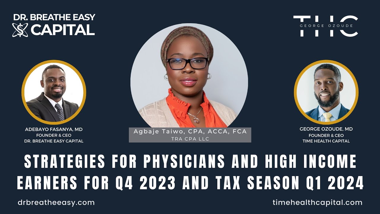 Strategies for Physicians and High Earners for Q4 2025 and Tax