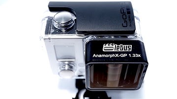 Letus Anamorphx GoPro Hero 3  Adapter. Wide Open Camera Quick Take Video.