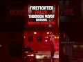 Firefighter Falls Through Roof During Houston House Fire