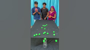 Best Ping pong colour Boll 🏀 Pouring Challenge #shorts