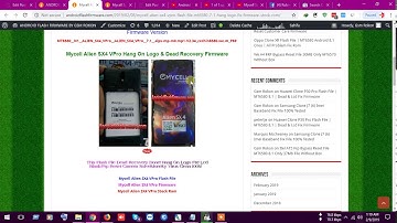 Mycell Alien SX4 Flash File VPro MT6580 7.1 Hang Logo Fix Firmware Stock Rom
