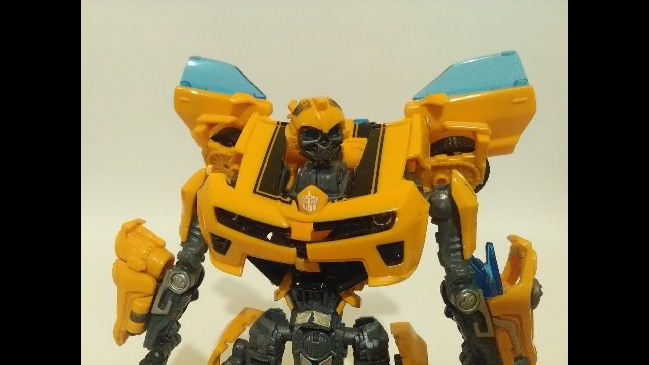 Transformers HFTD Deluxe Battle Blades Bumblebee en español YouTube