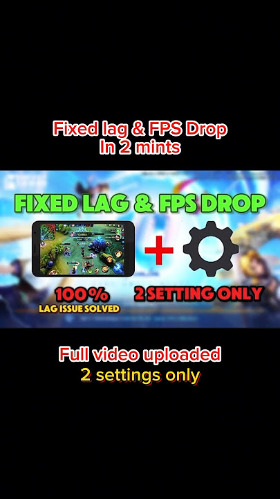 How to Remove Lag & FPS Drop in Mobile Legends ? Fix this Fast & Easy #mobilelegends #mlbb