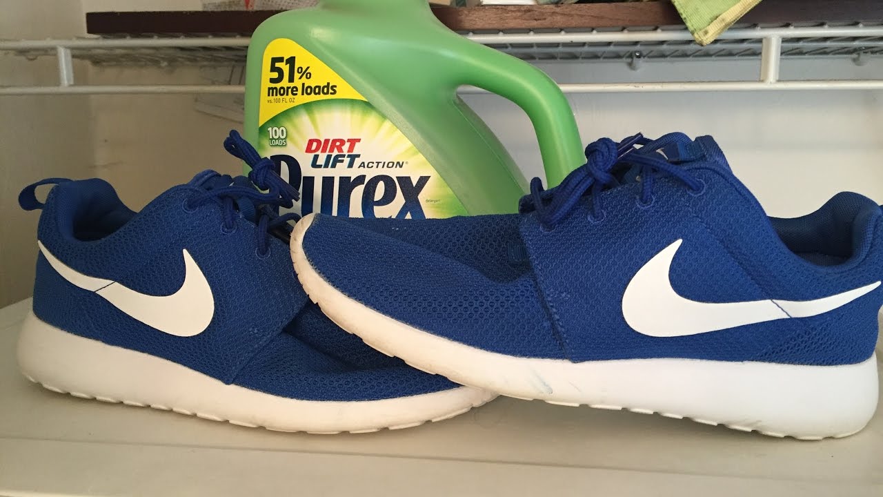 can you wash nike roshe in washing machine