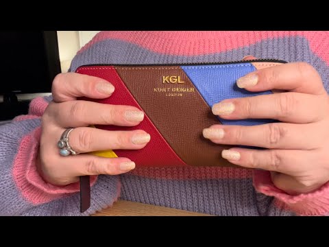 Asmr | rummage video | rummaging through my purse and my travel bag