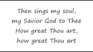 Video thumbnail of "How Great Thou Art Passion Charlie Hall 16x9 lyrics"