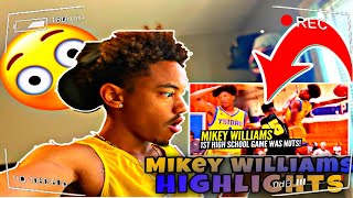 Mikey Williams TERRORIZES Defenders In First OFFICIAL HIGH SCHOOL GAME & SNAPS!!😳| REACTION