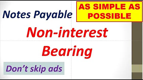 Episode 44- Non-interest bearing note and its accounting measurement--super easy
