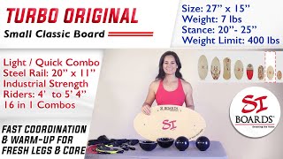 Best Small Balance Board For Quick Coordination And Small Riders | Si Boards Turbo Original Best Small Balance Board For Quick Coordination And Small Riders | Si Boards Turbo Original