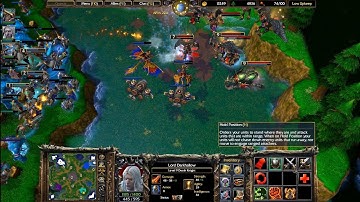 1 (Undead) vs 3 Insane Computers (All Human) | Warcraft 3 Reforged