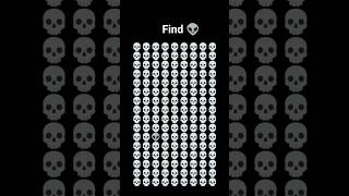 💀 Find the Different Emoji 👽😱 Only 1% Can Spot It! 🔥 #OddEmoji #EmojiChallenge #FindTheOdd #Shorts