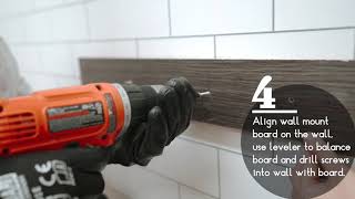 Information Moreno Bath Wall Mounted Vanity Installation Video Guide