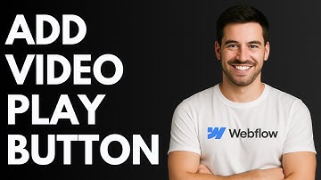 How to Add Video Play Button in Webflow [QUICK GUIDE]